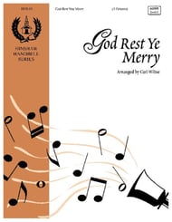 God Rest You Merry Handbell sheet music cover Thumbnail